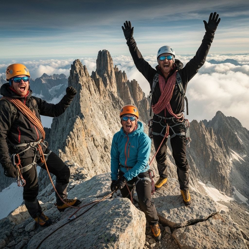 Mountain summit expedition